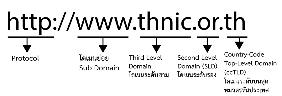 ชื่อโดเมน (Domain Name) คือ อะไร? - Thnic Foundation